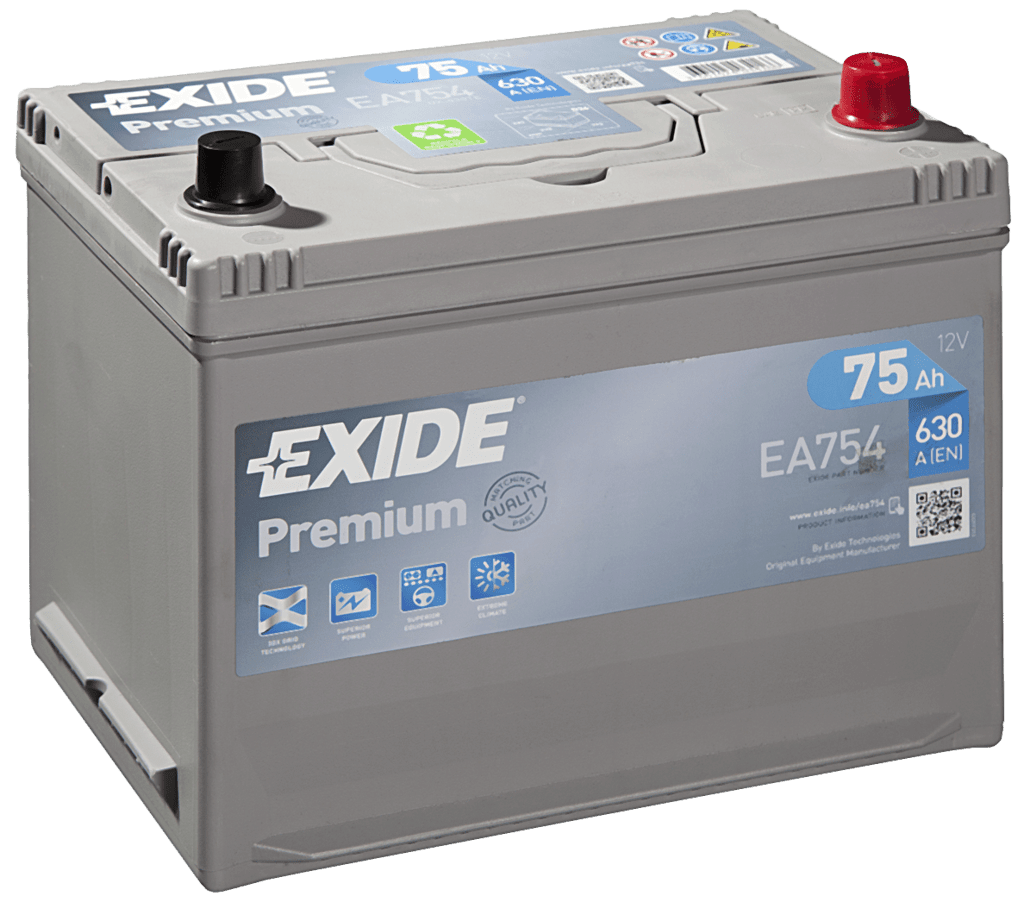 Exide Premium Boost Carbon Accu EA754 | Krabbers Van Liempt